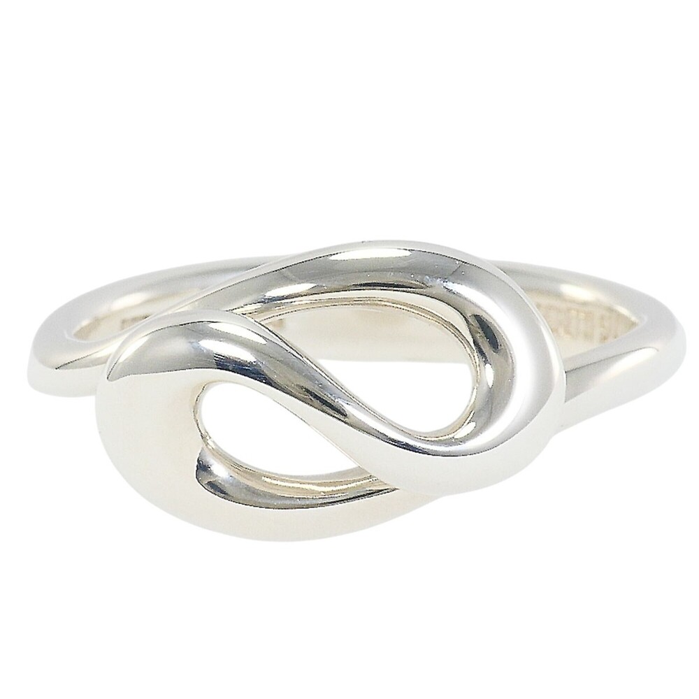 Tiffany & Co. Open Wave Silver Ring, Total Weight 2.8g, Like New Condition.